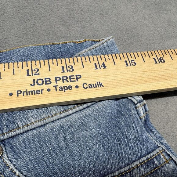 Soft Surroundings Size Medium Pull On Bootcut Jeans Medium Wash Denim Stretch - Picture 7 of 9